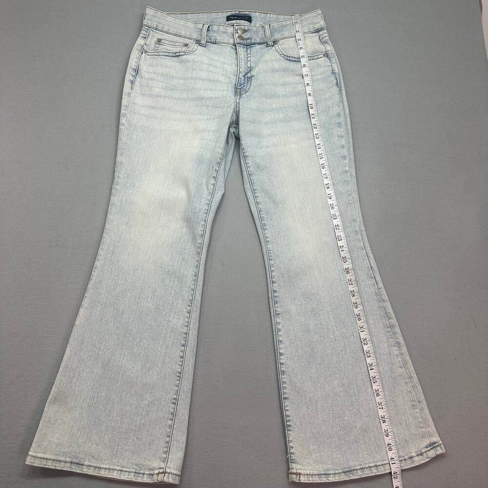 Aeropostale Low Rise Flare Jeans Light Wash Y2K Stretch Denim Size 14R - Picture 9 of 14